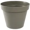 Image de Toscane pot de fleurs rond - Taupe