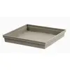 Image de EDA Soucoupe Toscane Carrée 32 cm Taupe
