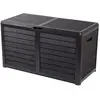 Image de EDA Coffre de rangement Baya 420L Gris foncé