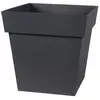 Image de Eda plastiques pot de fleurs carré - Gris anthracite