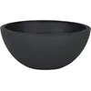 Image de Eda plastiques Pot de fleurs demi-rond - Anthracite