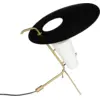 Image de Lampe de table en laiton et aluminium noire G24- Sammode