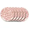 Image de Assiette à dessert Léa rouge 21 cm (lot de 6)
