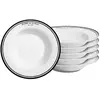 Image de Assiette creuse Bistrot 22 cm (lot de 6)