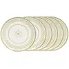 Image de Assiette plate Tamara verte 27 cm (lot de 6)