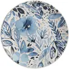 Image de Trend up Assiettes dessert - Blanc et bleu