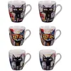 Image de Coffret de 6 tasses Street Cat 23 cl