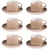 Image de Coffret de 6 tasses à café avec sous tasses Miyaki 9 cl