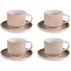 Image de Coffret de 4 tasses avec sous tasses Miyaki 18 cl