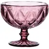 Image de Boite de 6 coupes de glace Diamond rose 35 cl