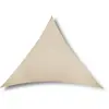 Image de Voile d'ombrage triangulaire RIVAGE Grège - 3,60 x 3,60 m - Qualité Premium Jardiline