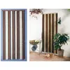 Image de JARDIDECO Rideau de porte chenille Florence 90x220 cm - Beige Bronze Brun