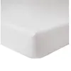 Image de Drap housse 100%percale de coton 80 fils/cm2-uni