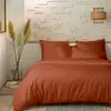 Image de Parure housse de couette 100%percale de coton 80 fils/cm2-uni