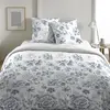 Image de Parure housse de couette 100% coton 57 fils, Meno