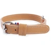 Image de Collier double épaisseur cuir vachette pour chien Martin Sellier 25/55 Marron TU 3002831
