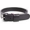 Image de Collier double épaisseur vachette pour chien Martin Sellier 25/55 Noir TU 3002833