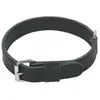 Image de Martin sellier Collier pour chien en cuir et imitation - 65 cm - Noir
