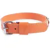 Image de Collier double épaisseur cuir pour chien Martin Sellier 30/65 Orange TU 3002855