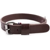 Image de Collier double épaisseur cuir vachette pour chien Martin Sellier 35/75 Marron TU 3002868