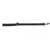 Image de Laisse pour chien classic double nylon Martin Sellier L Noir 25/60 cm 3006529