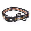 Image de Collier pour chien nylon réglable trio Martin Sellier XS Orange 10x20/30 cm 3007261