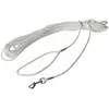 Image de Laisse pour chien cordon nylon Martin Sellier Blanc 15 m 3005387