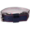 Image de Collier pour chien en cuir Martin Sellier Dakota Bleu 30/50 cm 3005413