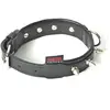 Image de Collier pour chien en cuir vachette clouté Martin Sellier Noir 25/40 cm 3007023