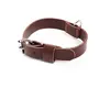 Image de Collier pour chien en cuir bicolore Martin Sellier 499 Marron 30/46/54 cm 3007051