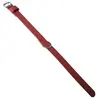 Image de Martin sellier Collier pour chien en cuir et imitation - 70 cm - Rouge