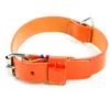 Image de Collier pour chien en cuir bicolore Martin Sellier 499 Orange 35/54/64 cm 3007054