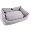 Image de Panier pour chien croisette Martin Sellier Domino Gris 60 cm 3004195