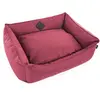 Image de Panier pour chien croisette Martin Sellier Domino Rouge 80 cm 3004197