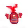 Image de Jouet peluche pour chat poussin Martin Sellier Rouge TU 3009976