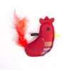 Image de Jouet peluche pour chat coq Martin Sellier Rouge TU 3009980