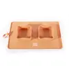 Image de Gamelle pour chien double pliable Martin Sellier Jaune 600 ml 3010503