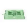 Image de Gamelle pour chien double pliable Martin Sellier Vert 600 ml 3010504
