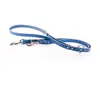 Image de Laisse pour chien en cuir multi bicolore Martin Sellier 499 Bleu 18/200 cm 3010692