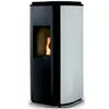 Image de Poêle à granulés de bois 5.5kw blanc/noir - MAEL5BLANC - SUPRA