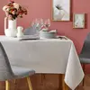 Image de Nappe carrée unie en coton, traitée Teflon, CAMBRAI
