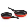 Image de Lot de 2 Poêles MAGMA 24 / 28 CM Fonte d'Aluminium Manche Amovible - Pradel