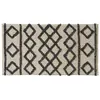 Image de Tapis de bain déco géométrique en coton tufté 60x120cm
