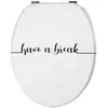 Image de Guy levasseur Abattant WC Break - 43 x 37 cm - Blanc