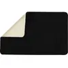 Image de Tapis de bain uni 50x80 en polyester noir 50x80cm
