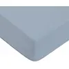 Image de Drap housse en coton 57 fils uni bonnet 25cm nuage 160x200cm
