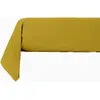 Image de Taie traversin en coton 57 fils unie jaune mimosa jaune moutarde 85x185cm