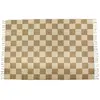 Image de Future home Tapis déco damier à franges - 140x200 cm - Beige
