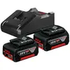 Image de Bosch Kit chargeur et batteries Li-ion 18 V - 4 Ah