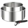 Image de Série de 2 casseroles inox 16/20cm + poignée - L9739302 - Ingenio Preference - TEFAL